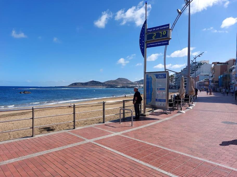 Agua De Abril Las Canteras ¡en Un Minuto En El Mar! Ideal Descansar/teletrabajar